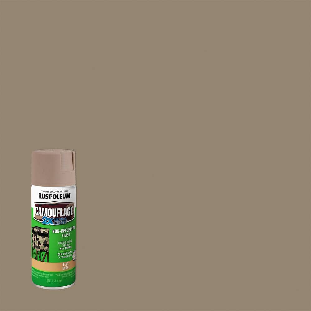 Rust-Oleum Specialty 12 oz. Khaki Camouflage Spray Paint (6-Pack) 1917830 -  The Home Depot
