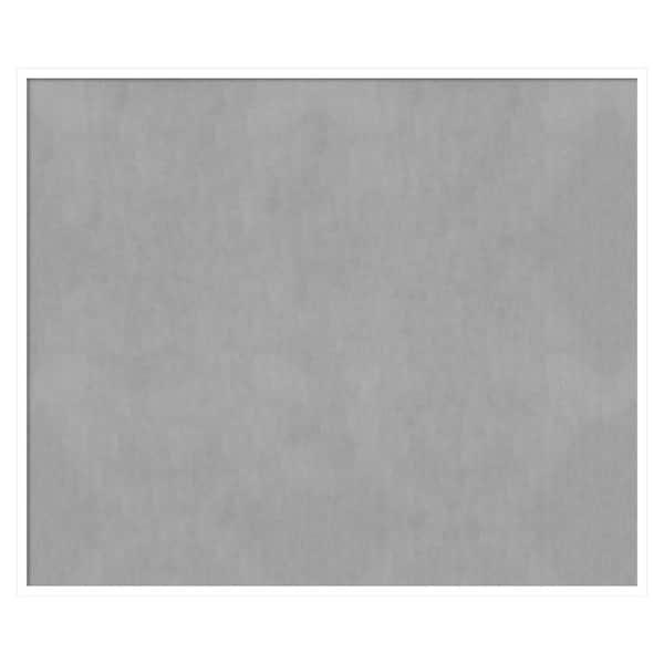 Amanti Art Svelte White 49 in. x 41 in. Framed Magnetic Board