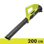 ONE+ 18V 90 MPH 200 CFM Cordless Battery Leaf Blower/Sweeper (Tool Only)