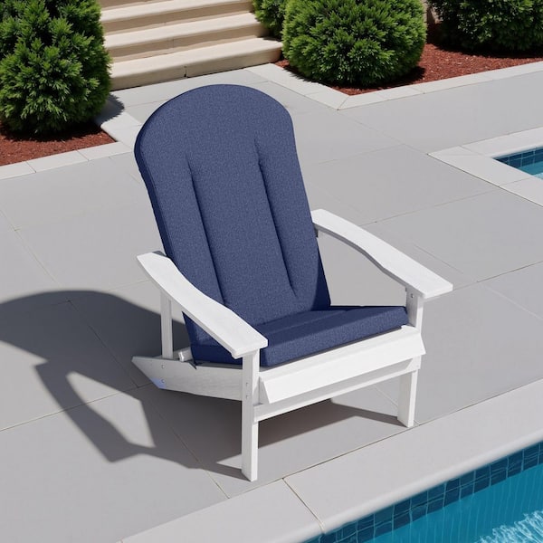 Crestlive Products 41 in. x 20 in. Deep Seating Outdoor Adirondack Chair Cushion in Blue