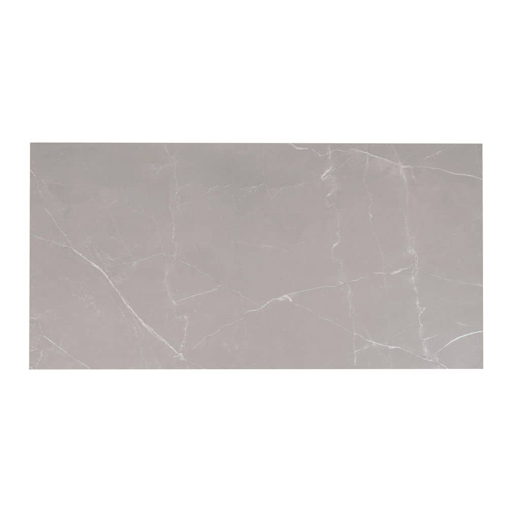 Regalia 4 x 5 in. Ash Gray Matte Porcelain Marble-look Vein Large Tile Sample price history on PriceWatchPro