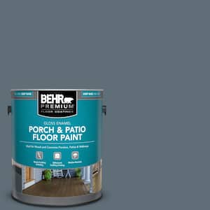 1 gal. #N480-6 NYPD Gloss Enamel Interior/Exterior Porch and Patio Floor Paint