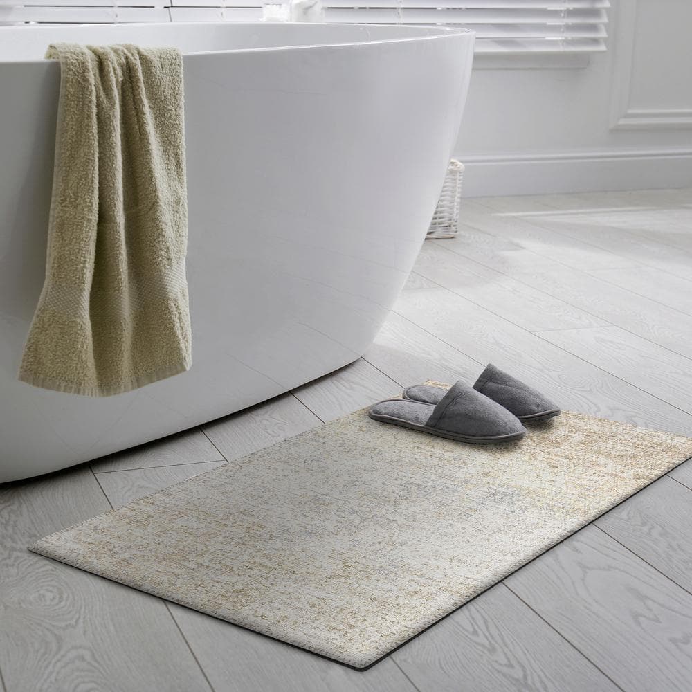Rylee Beige Chenille Flat Woven Indoor/Outdoor Rug