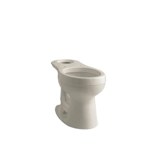 KOHLER Cimarron Round Front Toilet Bowl Only Less Seat in Sandbar-DISCONTINUED