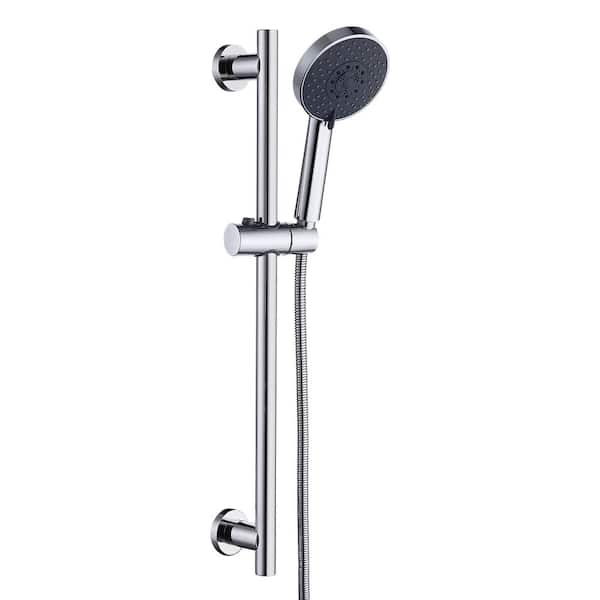 KES 5-Spray Multifunction Deluxe Wall Bar Shower Kit with Hand Shower in Polished Chrome