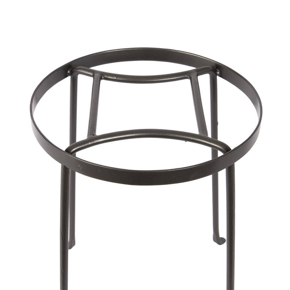 Argyle Black Wrought Iron 18" Plant Stand