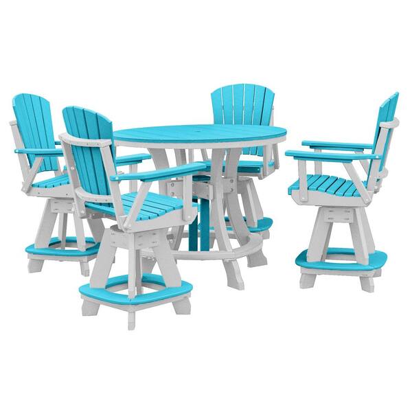 American Furniture Classics Adirondack White Round Composite