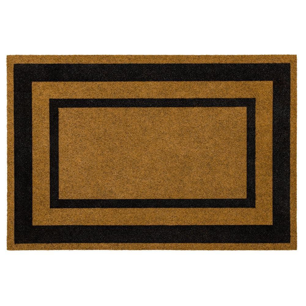 Mohawk Home Vinyl Back Mat Duel Borders 24 in. x 36 in. Door Mat 747848