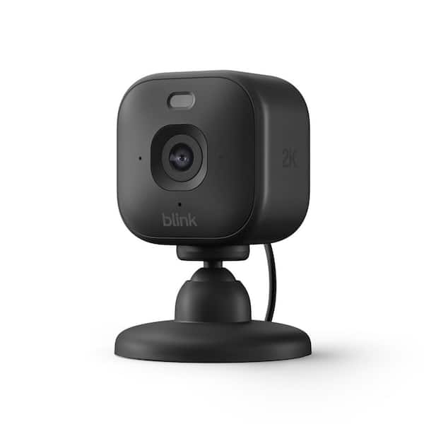 Mini 2K Plus (Newest Model)-Plug-In Security Camera-2K Video Resolution, Enhanced Audio, Motion Detection-(Black)