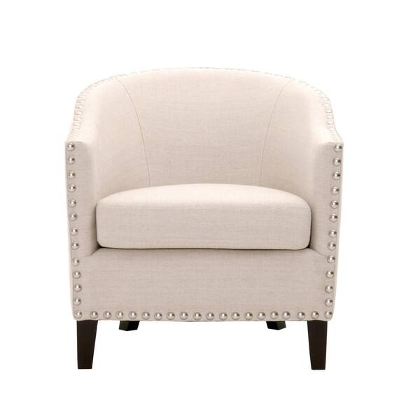 Home Decorators Collection Moore Linen Oatmeal Club Chair