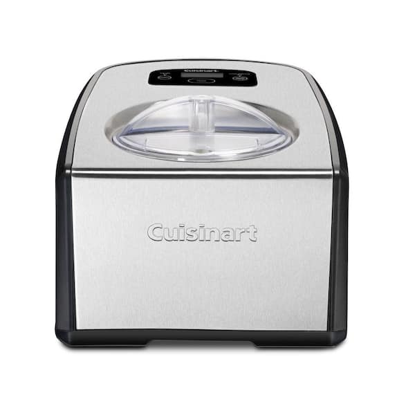 Cuisinart ICE-100 Compressor Ice Cream and Gelato Maker, Black Stainless