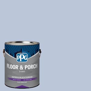 1 gal. PPG1166-3 Blue Opal Satin Interior/Exterior Floor and Porch Paint