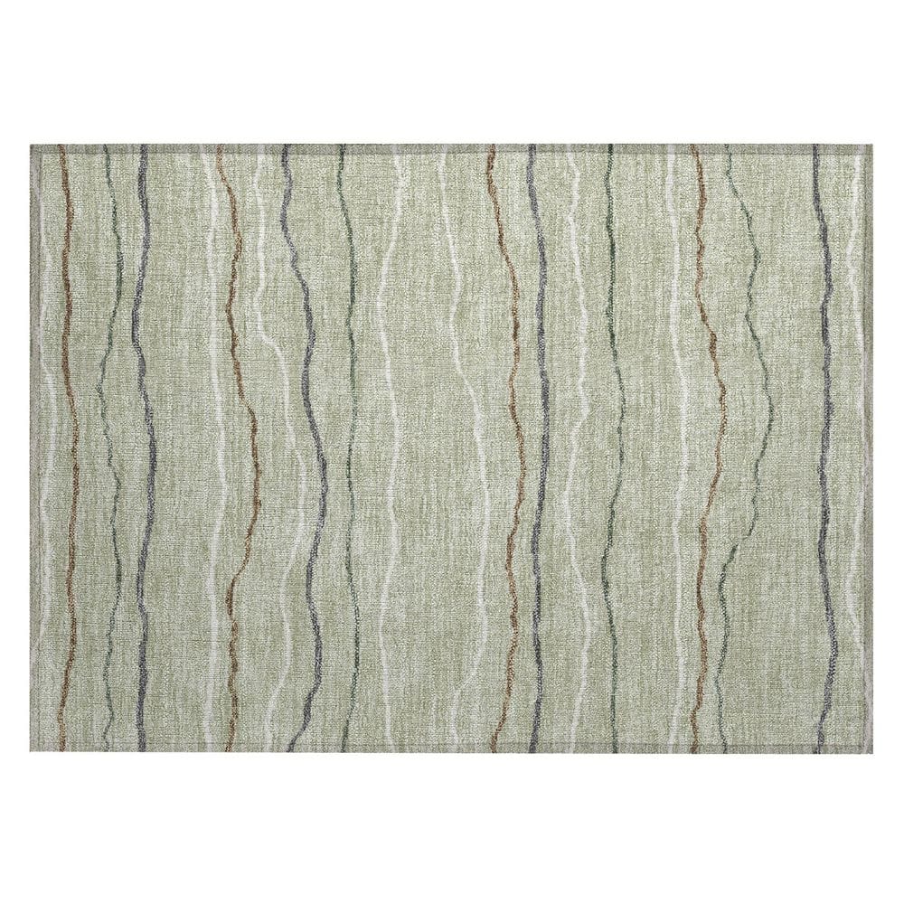 Chantille Machine Washable Indoor/Outdoor Abstract ACN2974 Celery 2 ft. x 3 ft. Accent Rug price history on PriceWatchPro