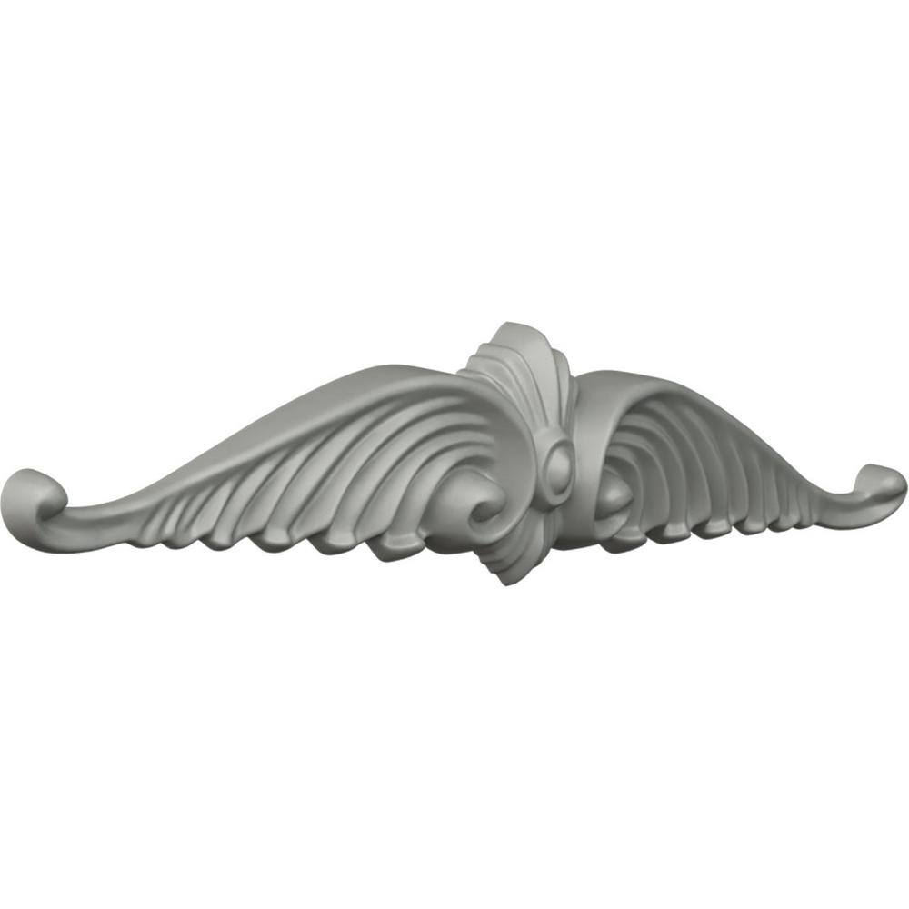 Primed White Polyurethane Wings Center Onlay 10.625"