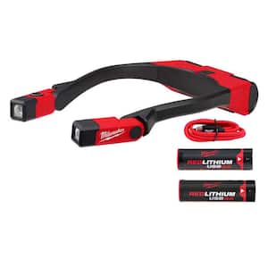 400 Lumens LED REDLITHIUM Rechargeable Neck Light with Extra USB 3.0 Ah Battery