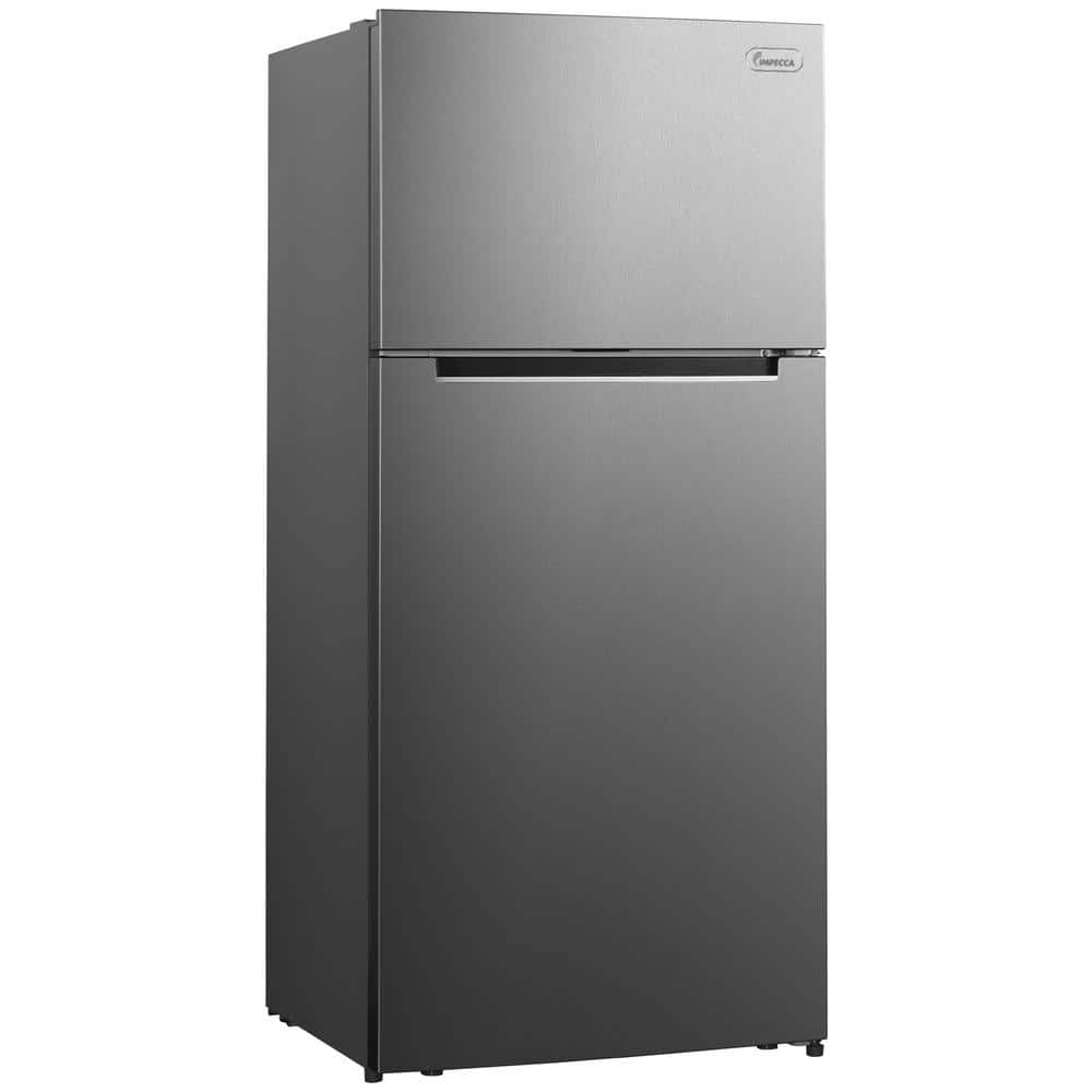 Impecca 17 Cu Ft Counter-Depth Refrigerator with Right-Hand Door Swing - Stainless Steel, Silver