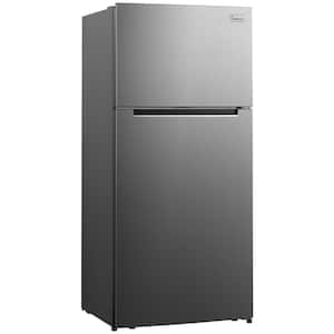 17 Cu Ft Counter-Depth Refrigerator with Right-Hand Door Swing - Stainless Steel