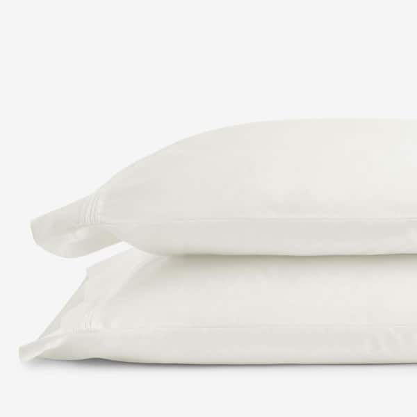 Legends Luxury Egyptian Cotton Cream Sateen King Pillowcase (Set of 2)