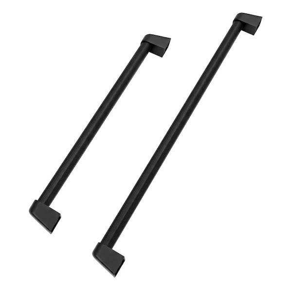 Autograph Edition 30 in. Built-In Refrigerator Helix Handles (Set of 2) in Matte Black