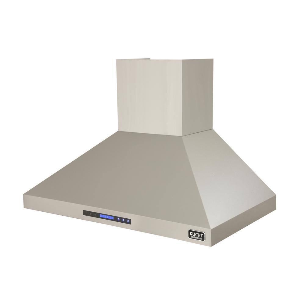 Kucht 48" Stainless Steel Wall Mounted Range Hood with LED Lights