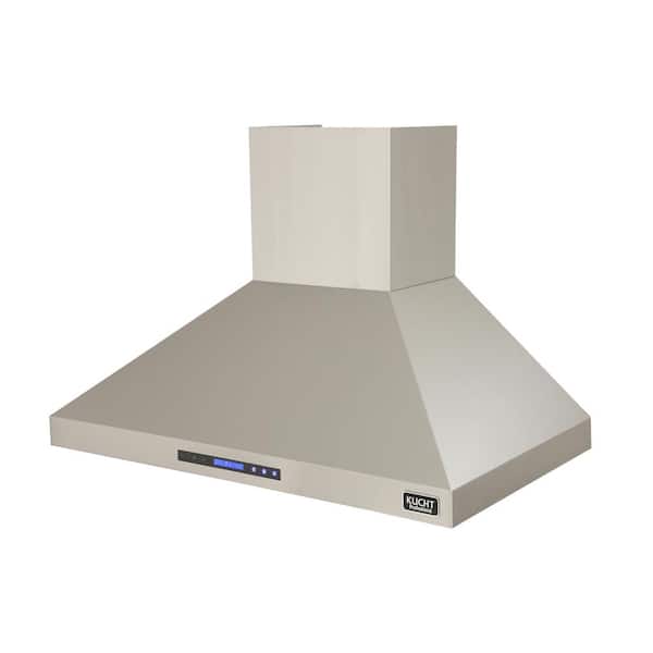 Professional 48 in. Wall Mounted Range Hood in Stainless Steel
