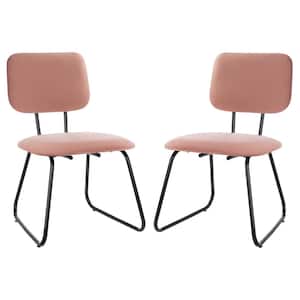 Chavelle Pink/Black Upholstered Side Chairs (Set of 2)