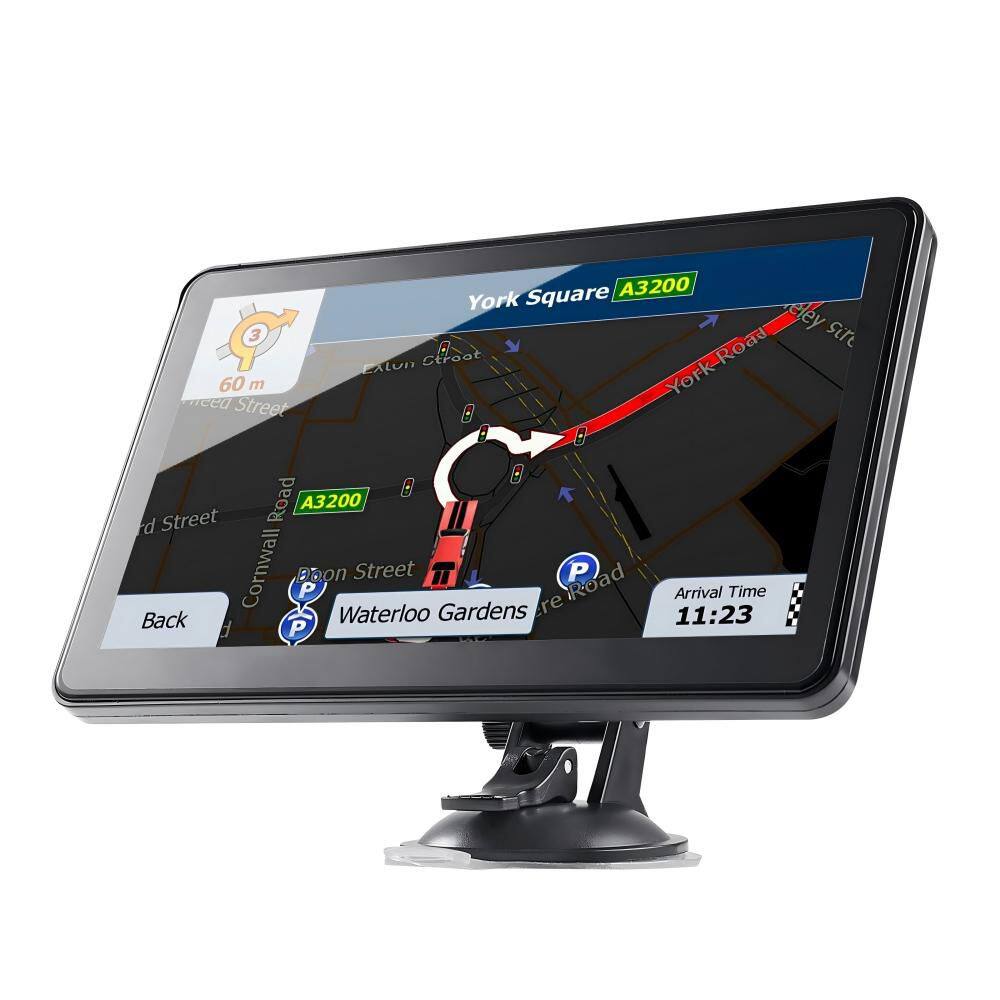 9 in. GPS Navigation for Car Truck RV, 16GB Touchscreen, Lifetime Maps, Voice Guidance, Speed & Route Alerts