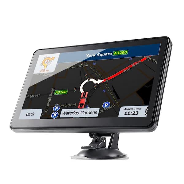 9 in. GPS Navigation for Car Truck RV, 16GB Touchscreen, Lifetime Maps, Voice Guidance, Speed & Route Alerts