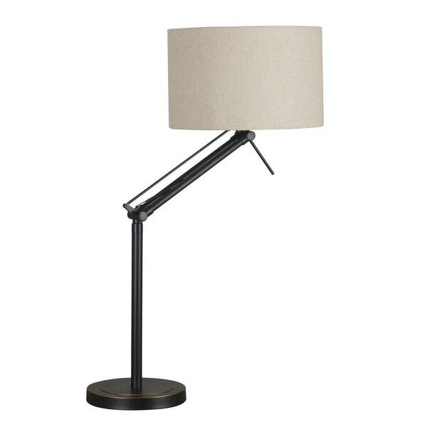 Kenroy Home Hydra 26-35 in. Oil-Rubbed Bronze Adjustable Table Lamp
