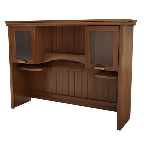 South Shore Gascony Desk Hutch in Sumptuous Cherry
