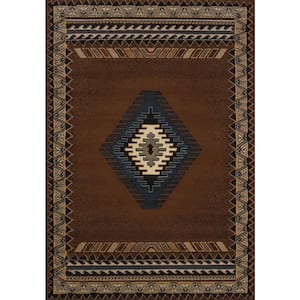Manhattan Tucson Brown 1 ft. 10 in. x 3 ft. Accent Area Rug