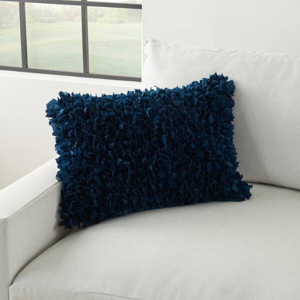 Navy rectangle outlet pillow