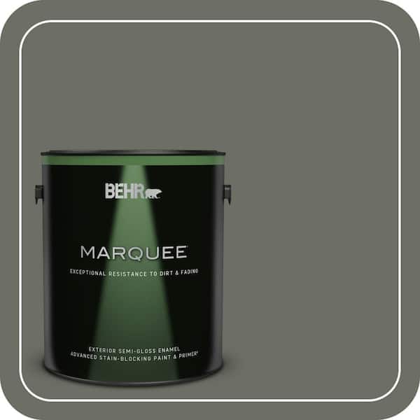 BEHR MARQUEE 1 gal. #N380-6 Bonsai Trunk Semi-Gloss Enamel Exterior Paint & Primer