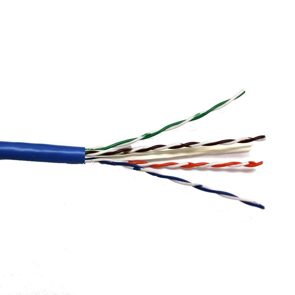 Comtran 100 ft. 23/4-Gauge Cat6 Internet Wire - Riser Blue 2704-0144C ...