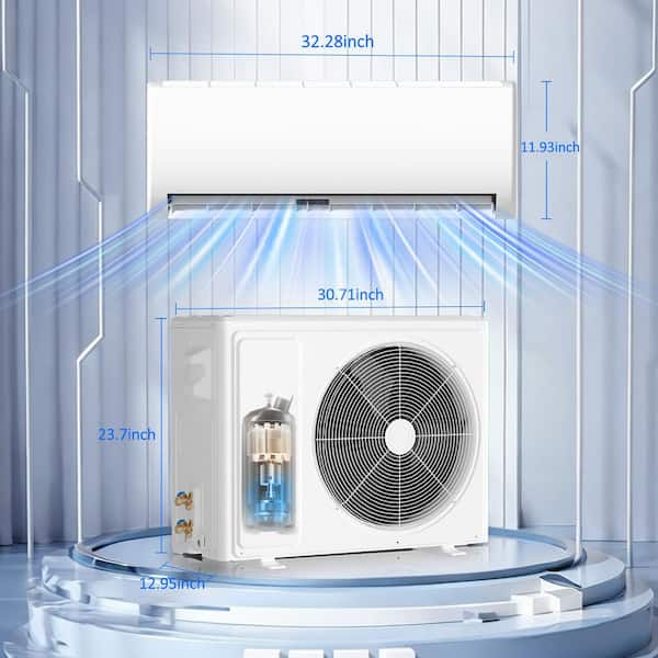 TMWINGS 12000BTU Mini Split AC/Heater 115-Volt Ductless Inverter w/Heat Pump 25dB Quiet Auto Clean/Energy Saving for Home/Office TMWINGS 12000BTU Mini Split AC/Heater 115-Volt Ductless Inverter w/Heat Pump 25dB Quiet Auto Clean/Energy Saving for Home/Office