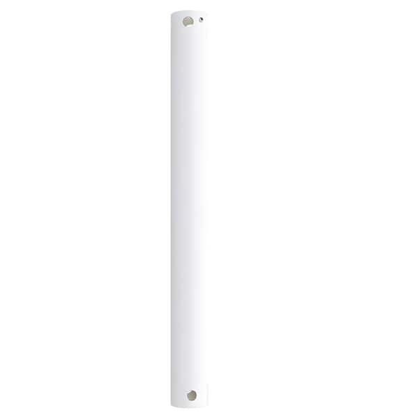 Pancake 36 in. Flat White Extension Downrod