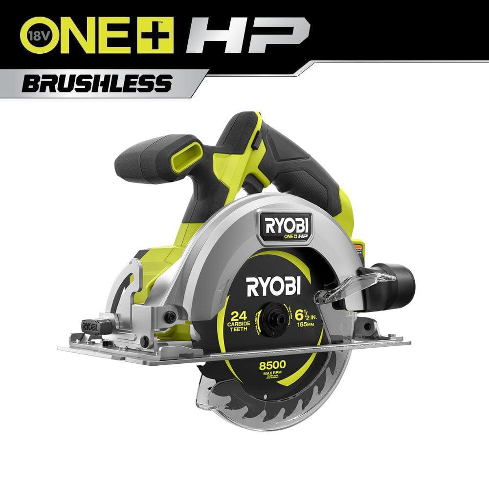 ONE+ HP 18V Brushless Cordless Compact 6-1/2 in. Circular Saw (Tool Only) PSBCS01B - The Home Depot