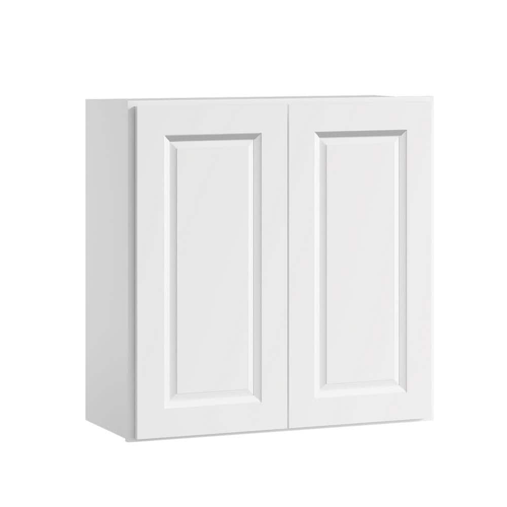 30 in. W x 12 in D x 30 in. H in. Traditional White Plywood Ready to Assemble Kitchen Wall Cabinet with Doors, Shelves price history on PriceWatchPro