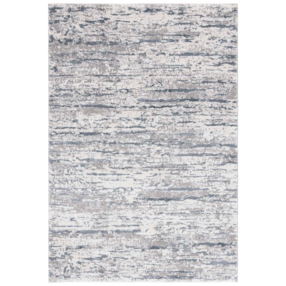 Century 5 ft. x 8 ft. Gray/Navy Striped Watercolor Area Rug price history on PriceWatchPro