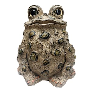 17 in. H. Toad Hollow Jumbo Large Tall Toad Whimsical Home and Garden Statue