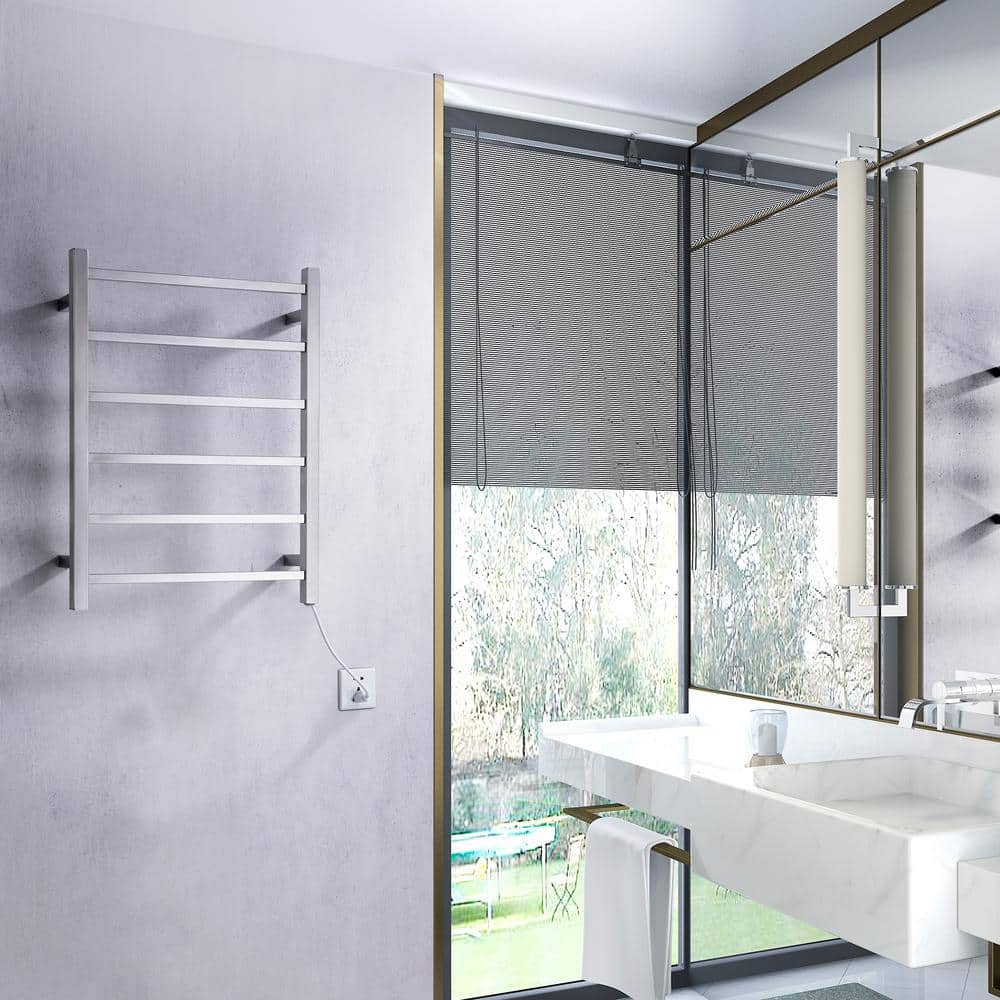 Charles Series Brushed Nickel Wall Mounted Electric Towel Warmer