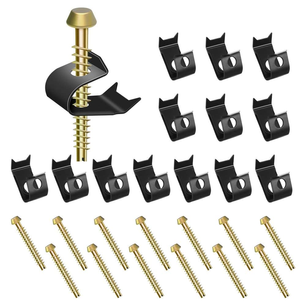 14-Pack 2.2 in. H x 0.59 in. W x 0.79 in. D Sink Clips Kit, Undermount Sink Clips for Countertops up to 1-1/2 in. Thick price history on PriceWatchPro