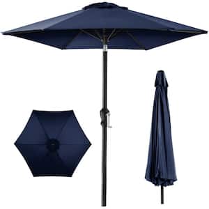10 ft. Market Tilt Patio Umbrella in Navy Blue