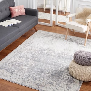 Amsterdam Beige/Gray 9 ft. x 12 ft. Distressed Area Rug