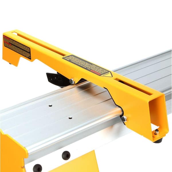 DEWALT - 15 Amp Corded 12 in. Double Bevel Sliding Compound Miter Saw, Blade Wrench, Material Clamp and Heavy-Duty Work Stand