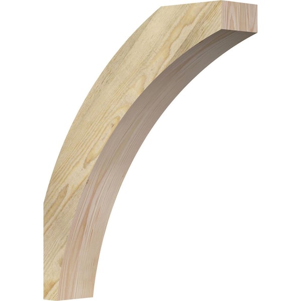 Ekena Millwork 4"W x 18"D x 22"H Thorton Rough Sawn Knee Brace, Douglas Fir