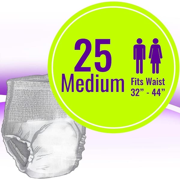 Pro Care Breathable Adult Briefs Medium 32-44 Waist
