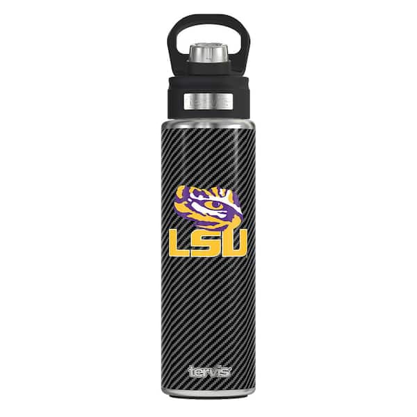 Tervis CL LA ST UNV CFIBER 24OZ Wide Mouth Water Bottle Powder Coated Stainless Steel Standard Lid