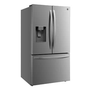 28.6 cu. ft. Standard Depth French Door Refrigerator in Stainless Steel with Ice/Water Dispenser