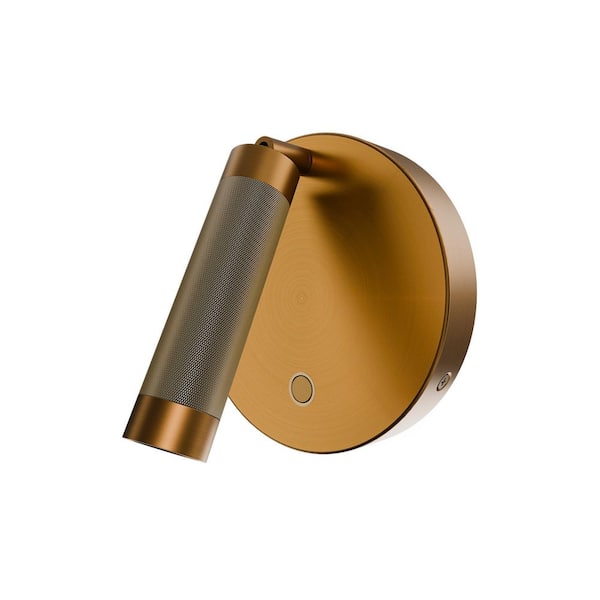 Erle 1-Light Aged Brass Hardwired Swing Arm Wall Lamp 4CCT